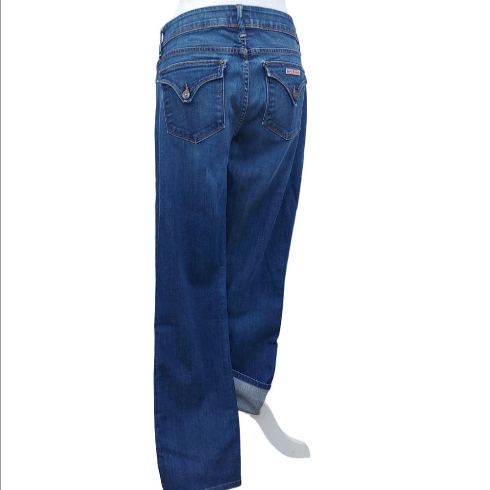 Hudson Flap Pocket Bootleg Blue Jeans Mid Wash Denim Women's size 30 - Picture 10 of 17